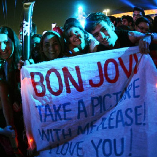 Publico do show Bon Jovi
